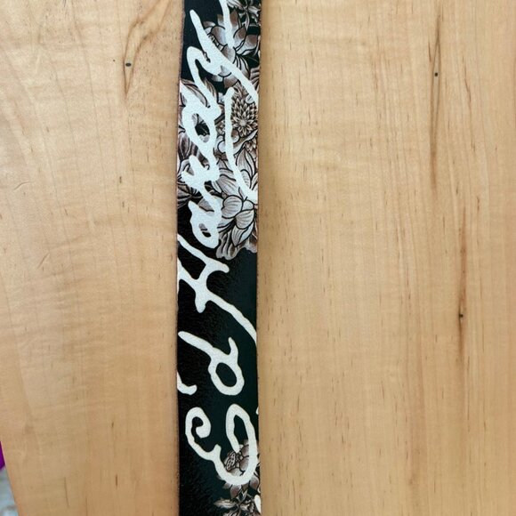 Vintage Leather Belt Ed Hardy by Christian Audigier Size L - Picture 4 of 16